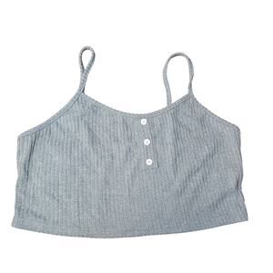 Crop Top Womens Ribbed Tank Top  No Brand Size 2xl (781)